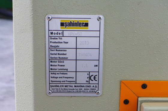 SAHINLER - HPK 50 