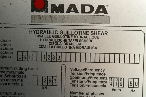 AMADA - GS-II 1230