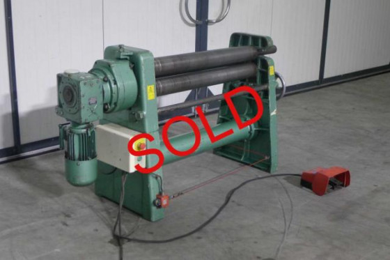 Luna 3 roll plate bender plaatwals blechrundbiege