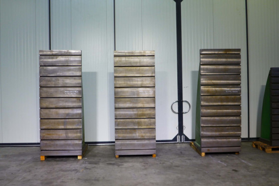 (3x) Angle plates 2500 x 1000 x 800 mm