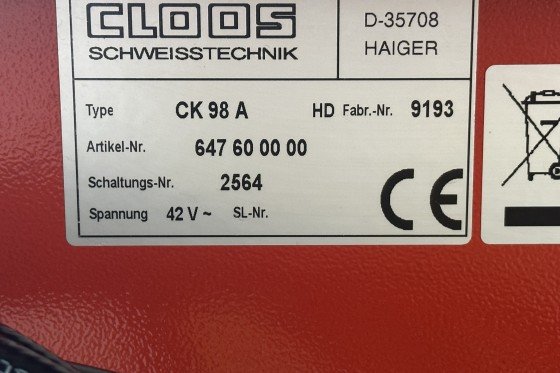 CLOOS - GLC 353 MC3 - CK98A