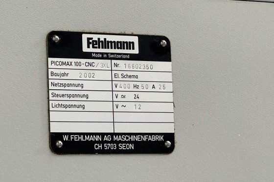 FEHLMANN - Picomax 100 CNC XL