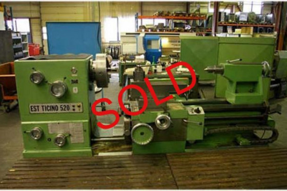 Used sliding bed lathe est ticino