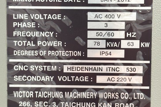 VICTOR - X300 5-axis CNC machine (VMC) used | Mach4Metal