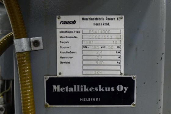 Rausch Senkrecht Räummaschine RS-4