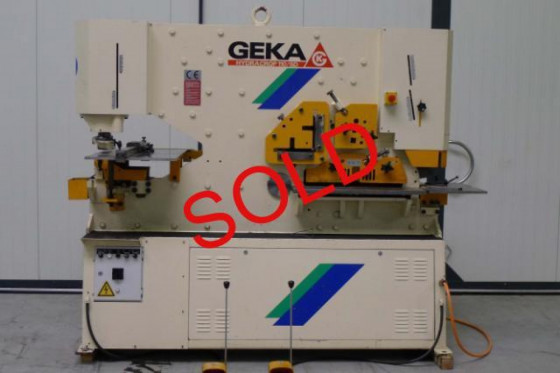 Geka ironworker profilstahlshere ponsknip machine