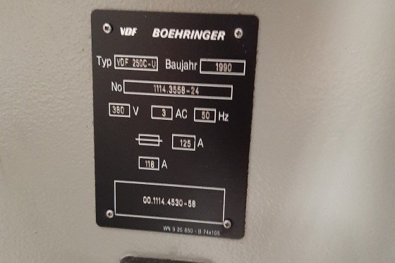 VDF BOEHRINGER - 250C-U