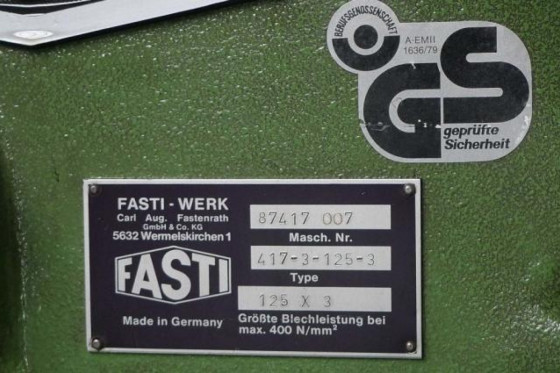 FASTI - Troath = 125 mm