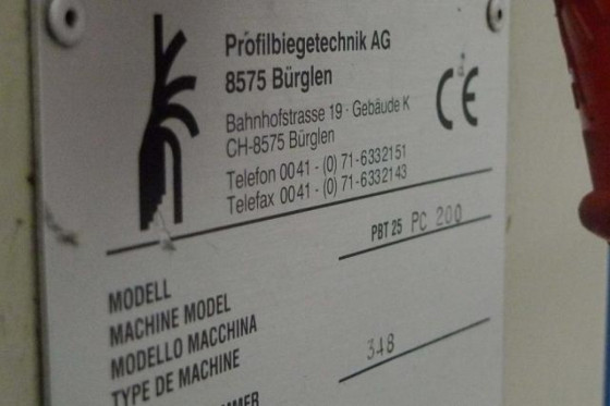 PBT - Pbt 25 CNC Profile bender / Bending center