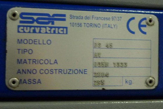 SAF - profile bender - Profil walze - biege maschine