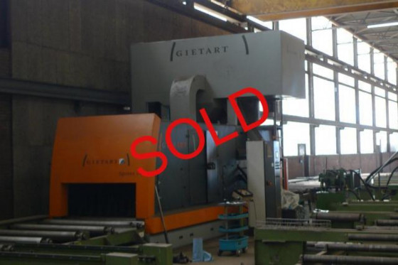 GIETART - Shot blasting line / Sandstrahlanlage