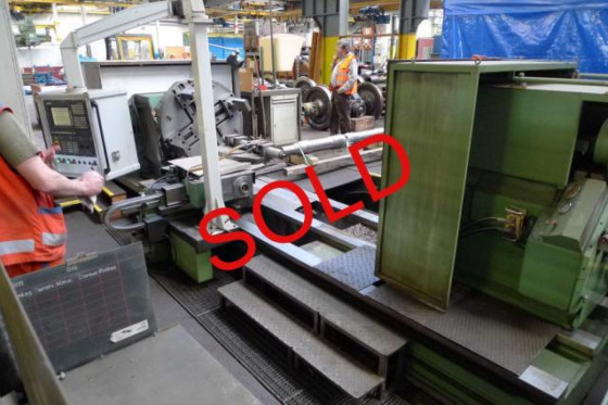 hegenscheidt radsatzdrehmaschine wheel set lathe