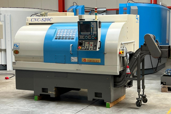 TOP-TURN Taiwan - CNC-S20C CNC Lathe with c-axis used | Mach4Metal