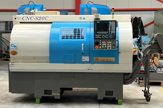 TOP-TURN Taiwan - CNC-S20C CNC Lathe with c-axis used | Mach4Metal