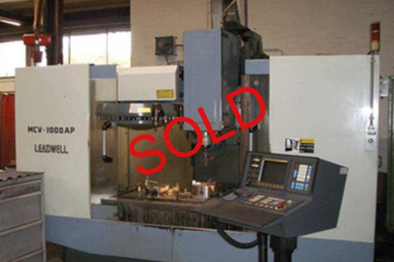 Leadwell mcv 1000 bewerkingscentrum with Fanuc OM