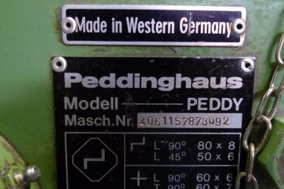 PEDDINGHAUS - ponsknip machine peddinghaus