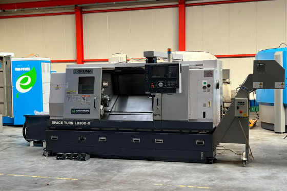 Okuma - LB 300 M CNC Lathe with c-axis used | Mach4Metal