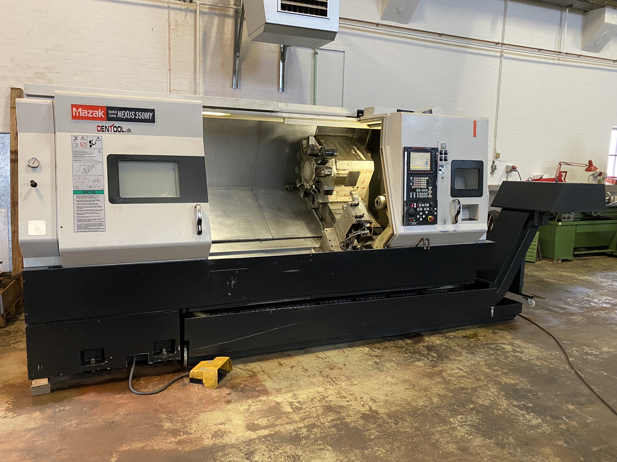 MAZAK - QT Nexus 350 MY CNC Lathe with y-axis used | Mach4Metal