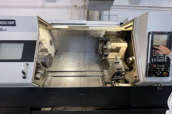 MAZAK - QT Nexus 350 MY CNC Lathe with y-axis used | Mach4Metal