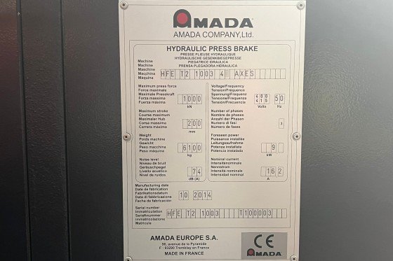 AMADA - HFE T2 1003