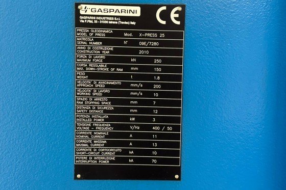GASPARINI - X-Press 25