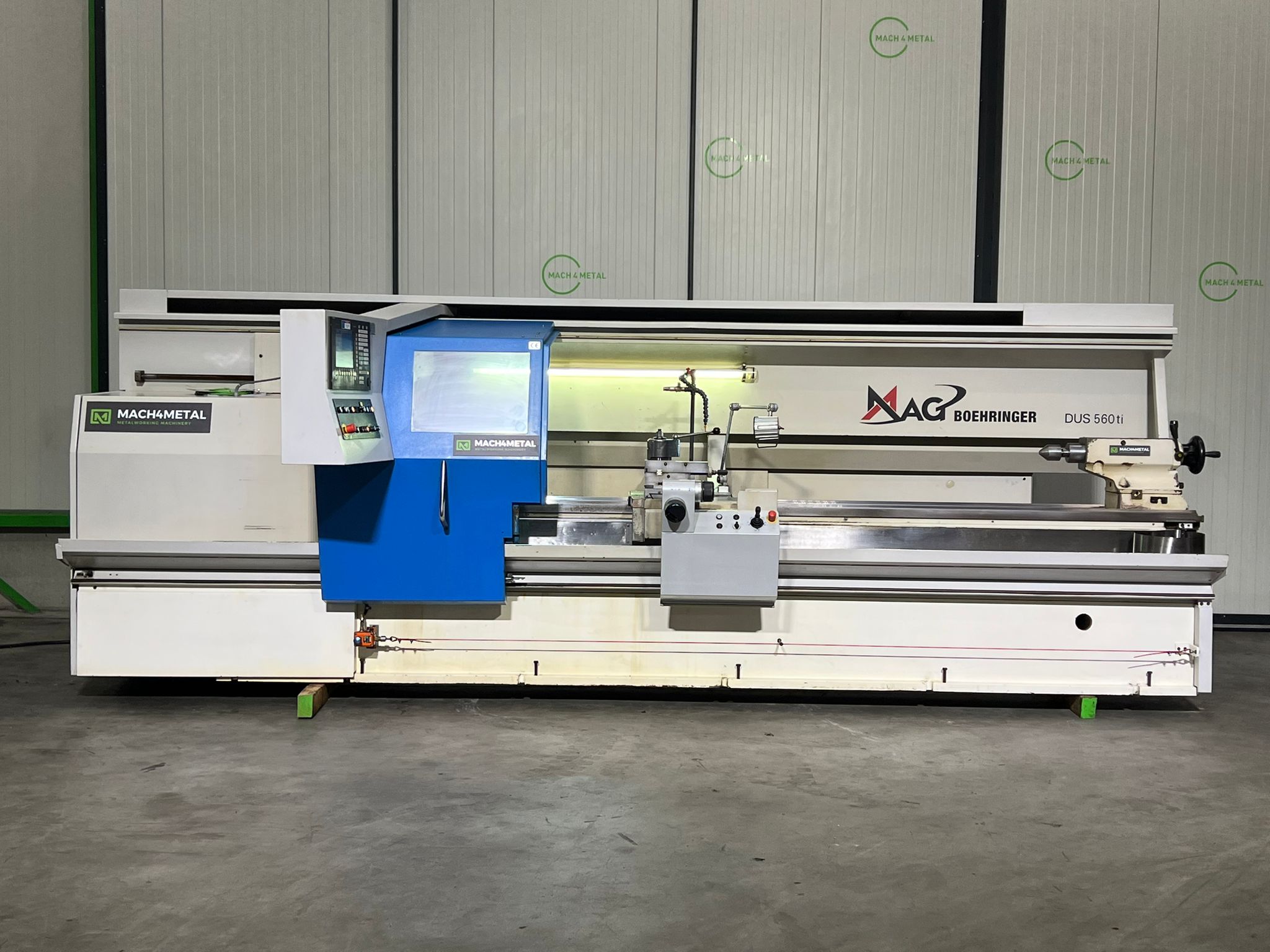 BOEHRINGER - DUS 560 Ti CNC lathe used | Mach4Metal