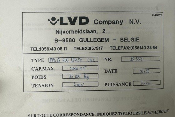 LVD - PPEB-H 400/2750
