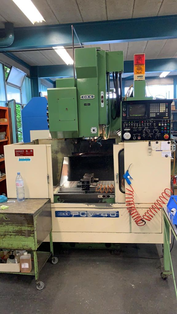 OKK - PCV-40 3-axis CNC machine (VMC) used | Mach4Metal