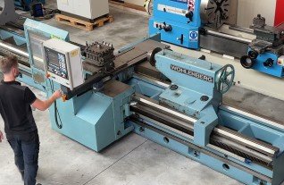VDF WOHLENBERG CNC LATHE SHAFT SUCTION - PRESS SPREADER SAUGWALZEN PRESSWALZEN MACH4METAL 1-3 - 6822