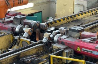 HEGENSCHEIDT MFD 106 T CNC Under floor rail way lathe tandem MACH4METAL used for sale 6800 2-4