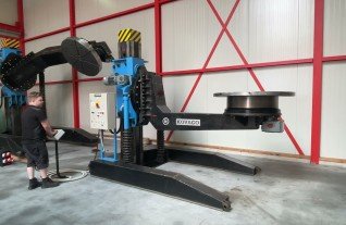 Kovaco welding positionar manipulator 5000 kg 5ton MACH4METAL 6530 2-2 dreh und kipptisch