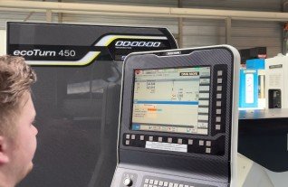 DMG MORI ecoTURN 450 CNC Lathe Drehmaschine C-Axis C-Asche  6404 1-2 MACH4METAL turning
