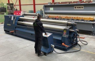 Faccin BIko 3 roll hydraulic plate bender 4000 x 10 mm 6381 MACH4METAL