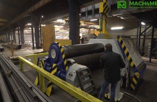 ROUNDO PAS 650 4 roll plate bender 3000 x 65 mm blechwalze MACH4METAL 5337