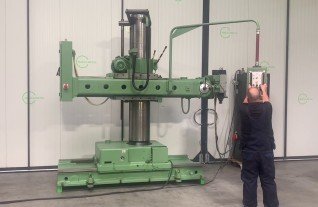 MAS WEILER VOM 50 Mobile Radial drill Kesselradial Bohrmaschine MACH4METAL Mobile ketel radiaal 5116