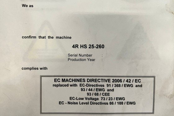 SAHINLER - 4R HS 25 - 260