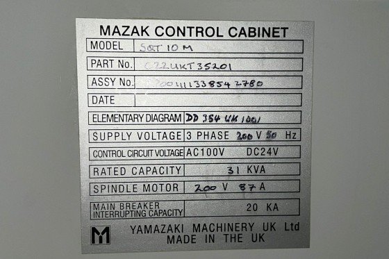 MAZAK - SQT Super Quick Turn 10 M CNC Lathe with c-axis used