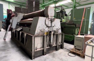 Kumla Pullmax 3 roll plate bender walzen rundbiege maschine 3000 x 31 mm MACH4METAL 7731