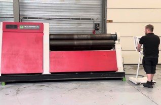 DAVI MCB 2028 4 roll plate bender 2000 x 20 mm and 16 mm pre bending MACH4METAL