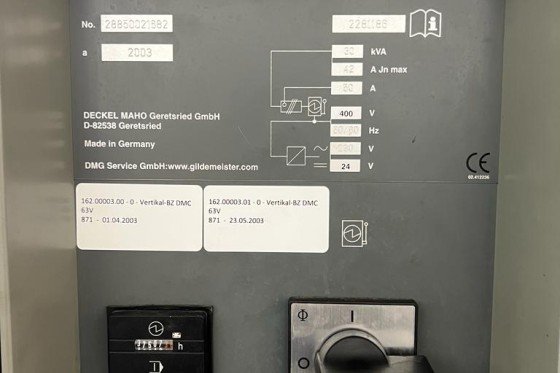 DECKEL MAHO - DMC 63V