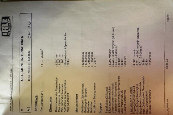IRLE - IWDS 1000 CNC