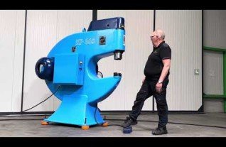 Walter ECKOLD KF665 Kraftformer GIGANT shrinking stretching forming doming flattening MACH4METAL
