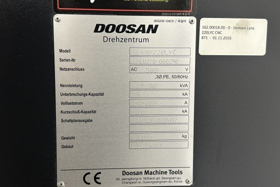 DOOSAN - LYNX 220 LYC