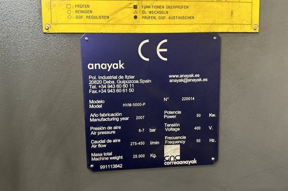 ANAYAK - HVM 5000 P