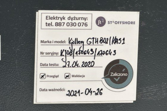 Kjellberg - GTH802 / KA / KAS2015