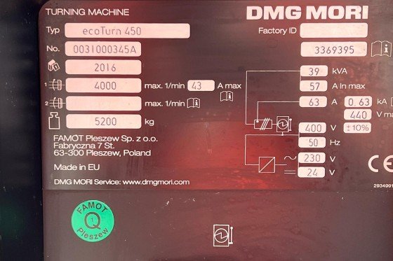 DMG MORI - ecoTurn 450