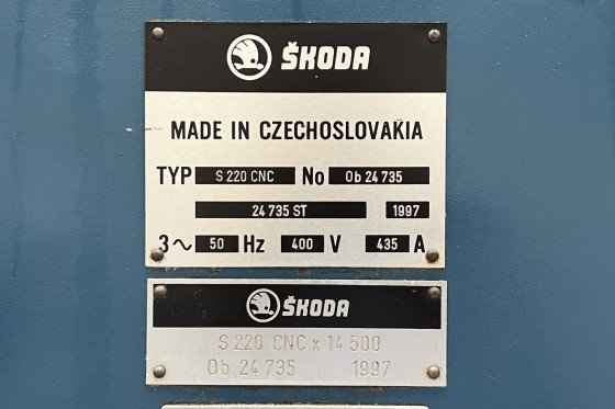 SKODA - SR3 - 220 CNC