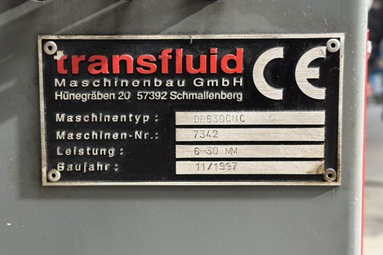 Transfluid - DB 630 CNC