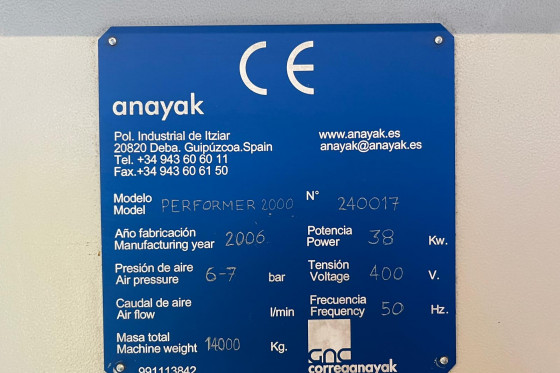 ANAYAK - PERFORMER 2000