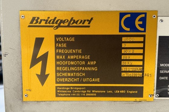 Hardinge Bridgeport - XR 1500 HP